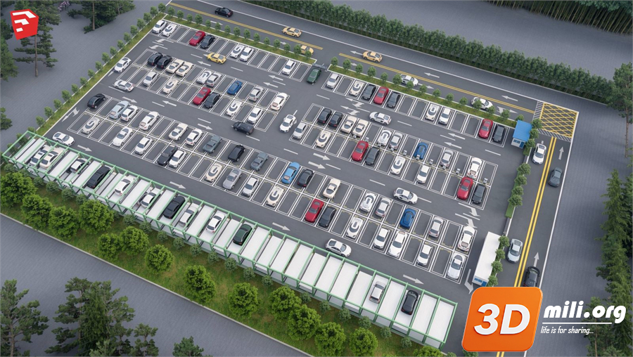 Parking lot Skp Files